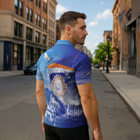 Personalised Marshall Islands Remembrance Day Zipper Polo Shirt We Will Always Remember