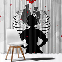 New Zealand ANZAC Day Window Curtain For The Nurse Lest We Forget