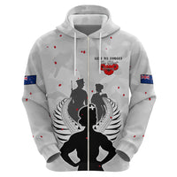 New Zealand ANZAC Day Zip Hoodie For The Nurse Lest We Forget LT05 - Polynesian Pride