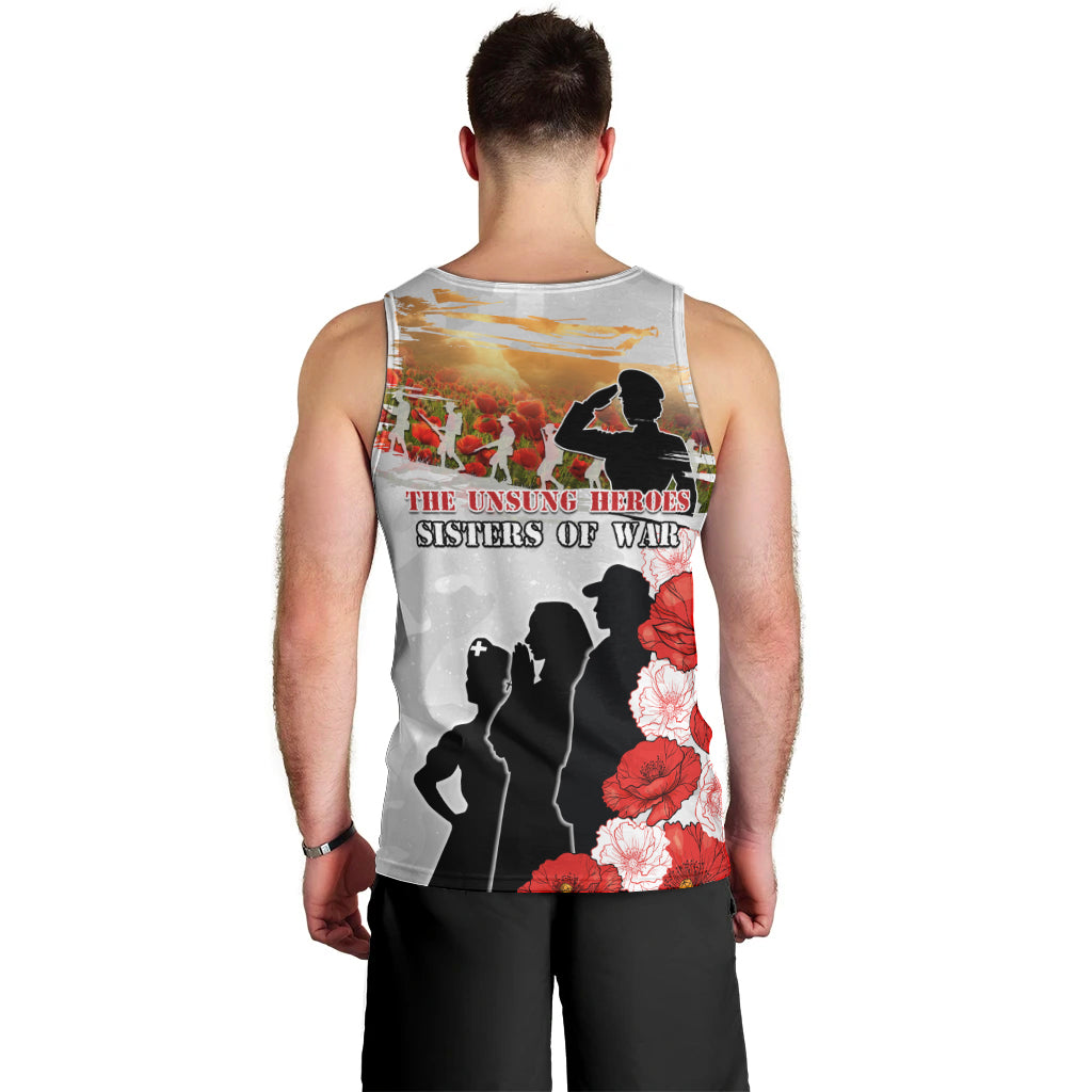 New Zealand ANZAC Day Men Tank Top The Unsung Heroes Sisters of War LT05 - Polynesian Pride