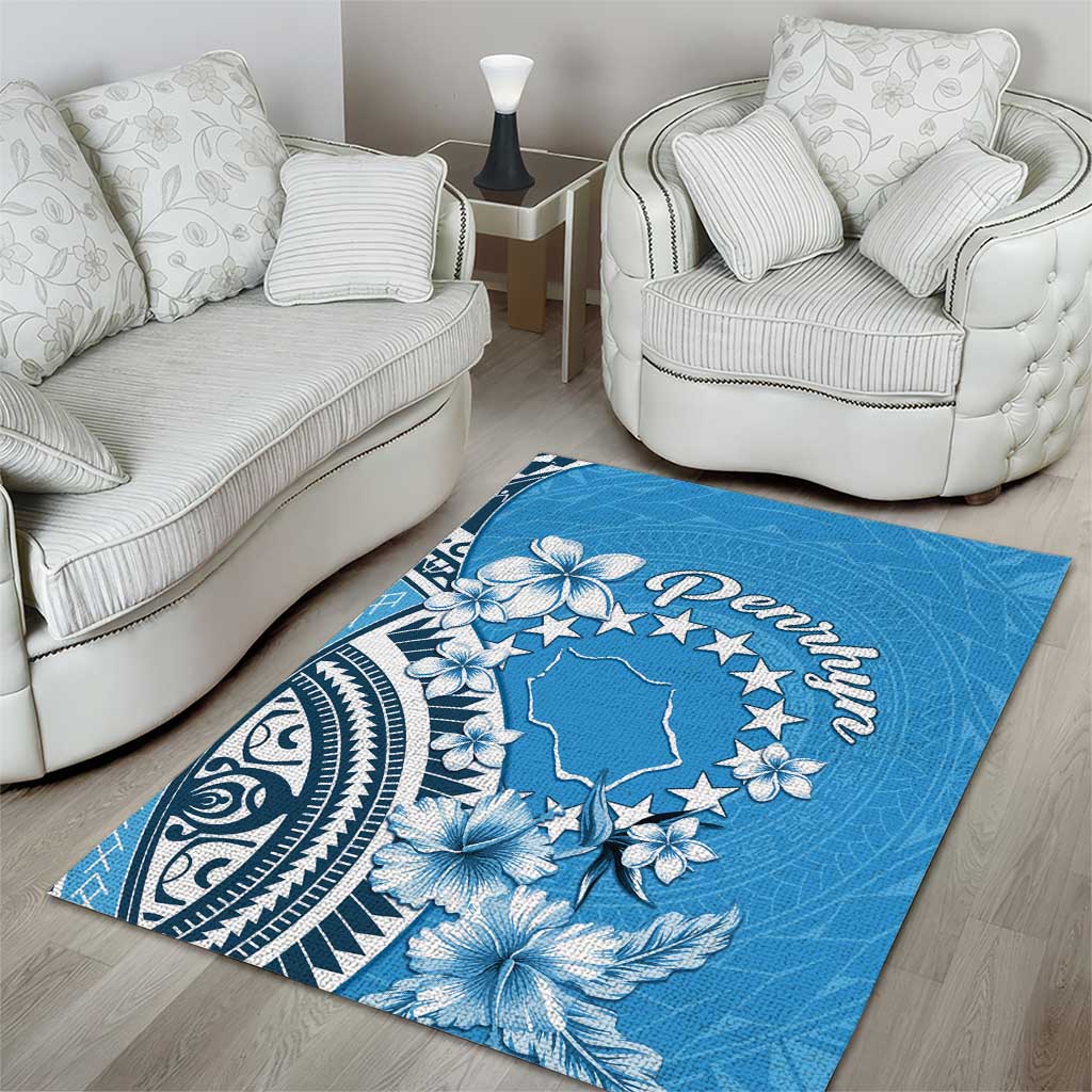 Penrhyn Gospel Day Area Rug Cook Islands Tribal Pattern