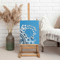 Penrhyn Gospel Day Canvas Wall Art Cook Islands Tribal Pattern