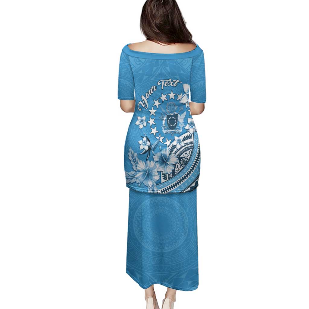 Personalised Penrhyn Gospel Day Family Matching Puletasi and Hawaiian Shirt Cook Islands Tribal Pattern