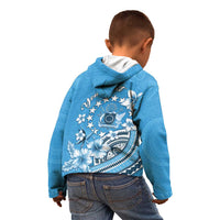 Personalised Penrhyn Gospel Day Kid Hoodie Cook Islands Tribal Pattern