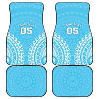 Custom Cook Islands Mauke Car Mats Polynesian Tribal Tattoo