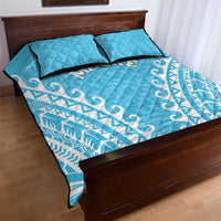 Custom Cook Islands Mauke Quilt Bed Set Polynesian Tribal Tattoo