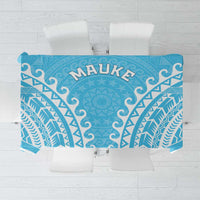 Custom Cook Islands Mauke Tablecloth Polynesian Tribal Tattoo