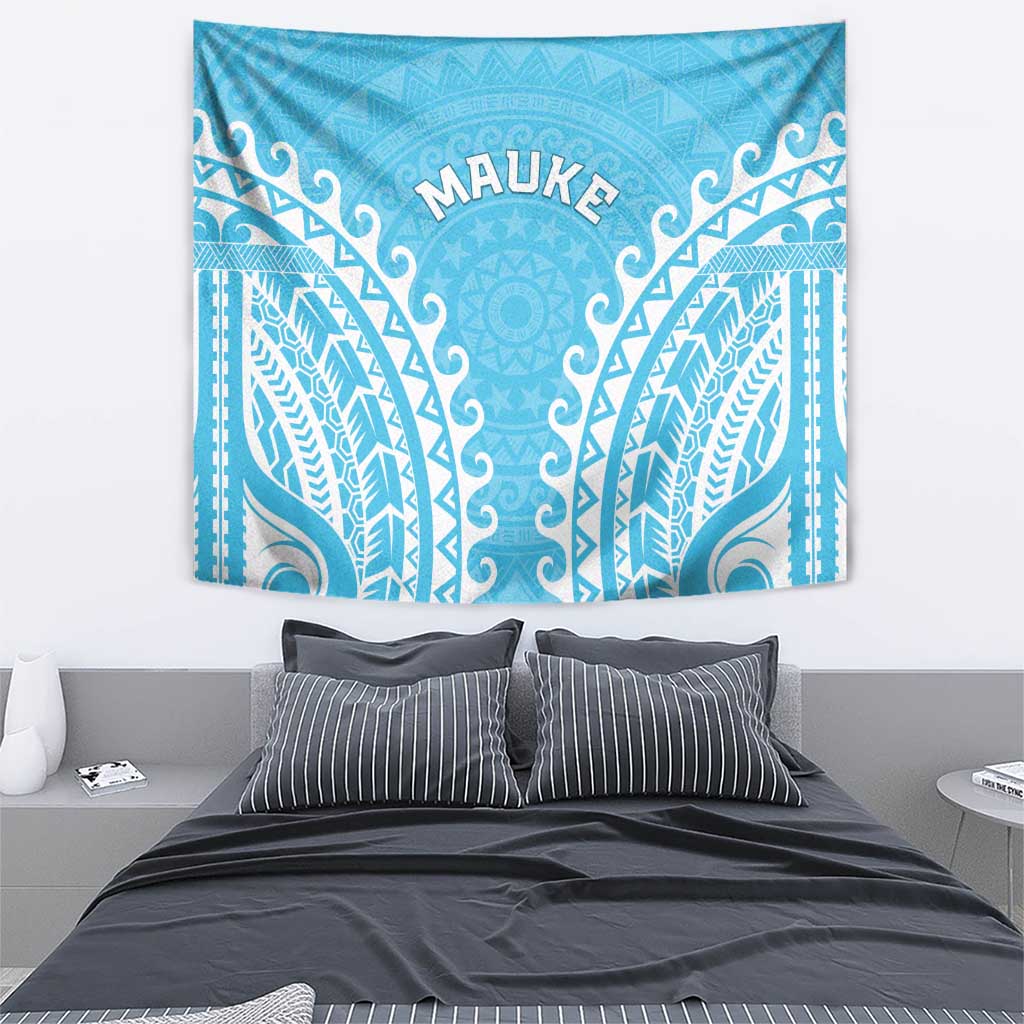 Custom Cook Islands Mauke Tapestry Polynesian Tribal Tattoo