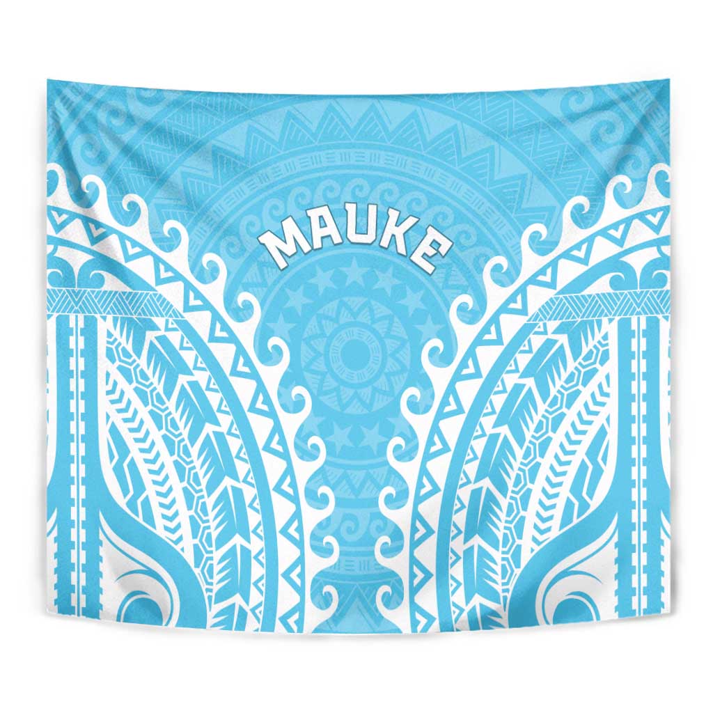 Custom Cook Islands Mauke Tapestry Polynesian Tribal Tattoo
