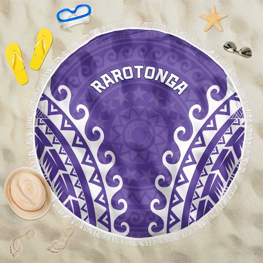 Custom Cook Islands Rarotonga Beach Blanket Polynesian Tribal Tattoo