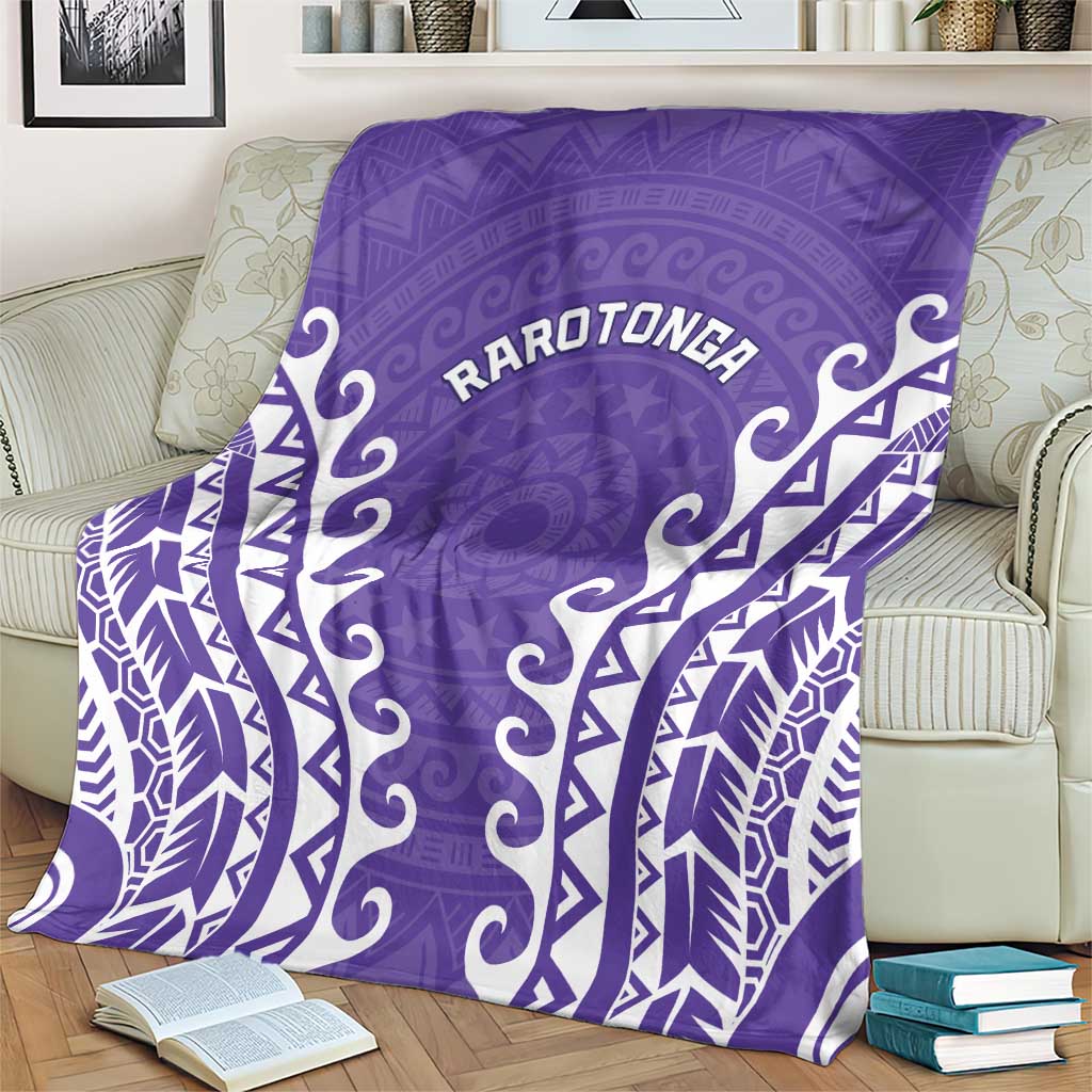 Custom Cook Islands Rarotonga Blanket Polynesian Tribal Tattoo