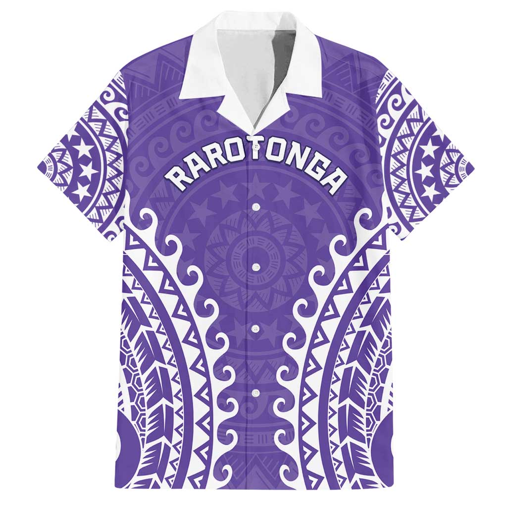 Custom Cook Islands Rarotonga Family Matching Long Sleeve Bodycon Dress and Hawaiian Shirt Polynesian Tribal Tattoo