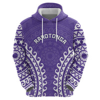 Custom Cook Islands Rarotonga Hoodie Polynesian Tribal Tattoo