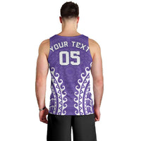 Custom Cook Islands Rarotonga Men Tank Top Polynesian Tribal Tattoo