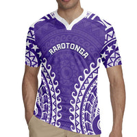 Custom Cook Islands Rarotonga Rugby Jersey Polynesian Tribal Tattoo