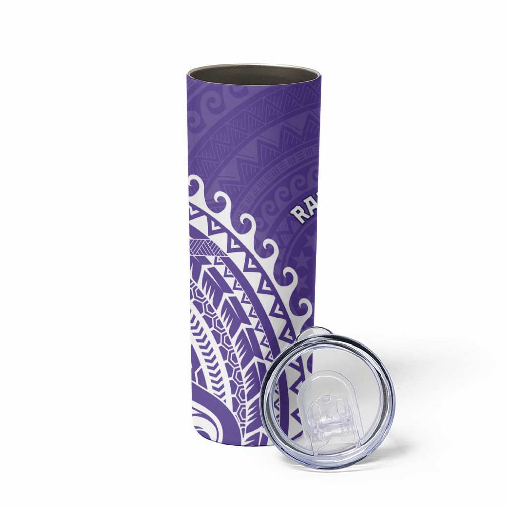 Cook Islands Rarotonga Skinny Tumbler Polynesian Tribal Tattoo