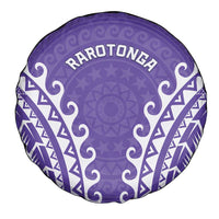 Custom Cook Islands Rarotonga Spare Tire Cover Polynesian Tribal Tattoo