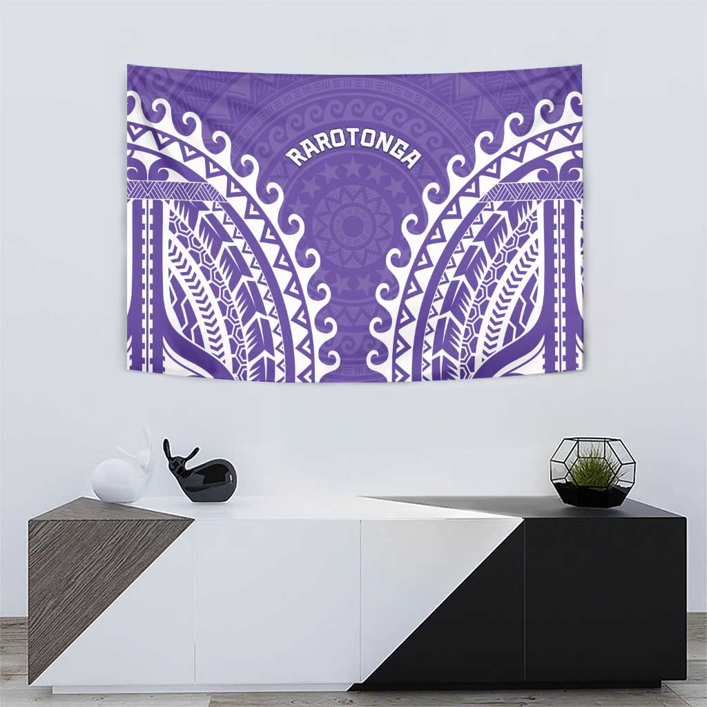 Custom Cook Islands Rarotonga Tapestry Polynesian Tribal Tattoo