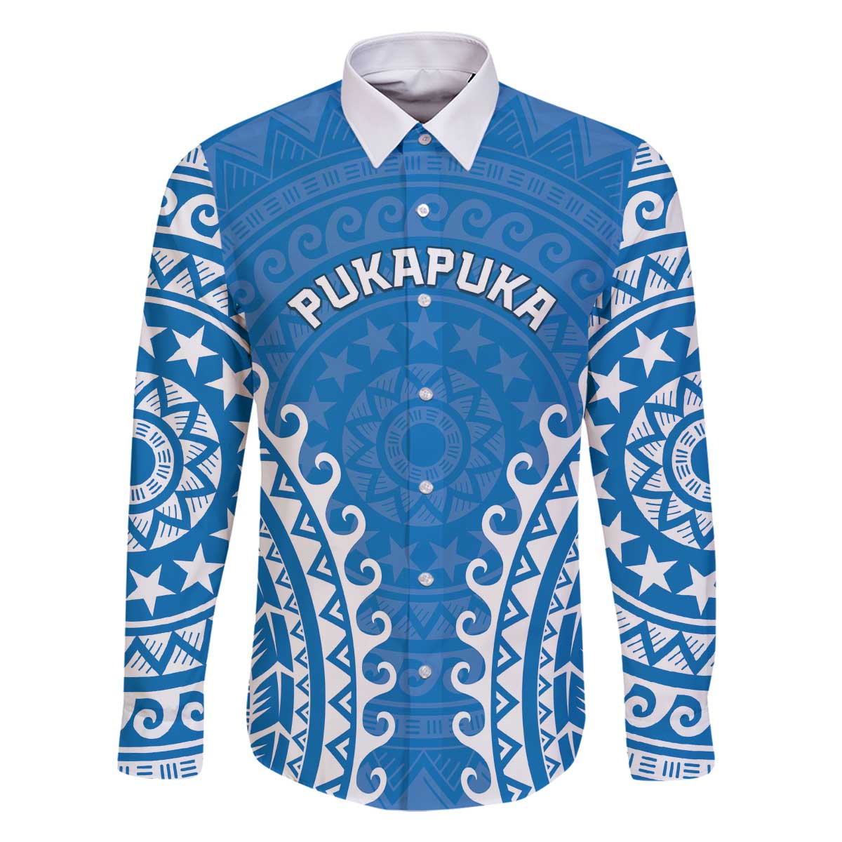 Custom Cook Islands Pukapuka Family Matching Off The Shoulder Long Sleeve Dress and Hawaiian Shirt Polynesian Tribal Tattoo