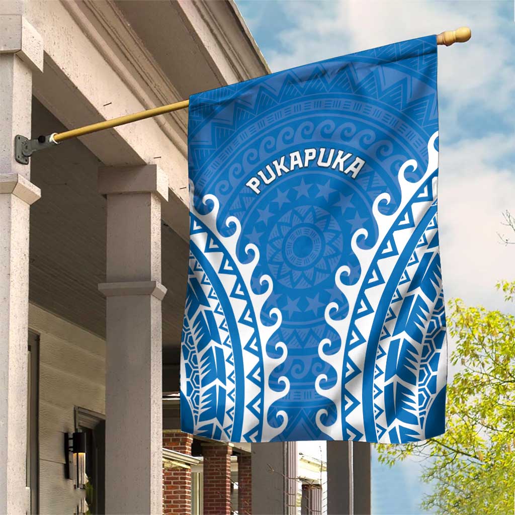 Custom Cook Islands Pukapuka Garden Flag Polynesian Tribal Tattoo