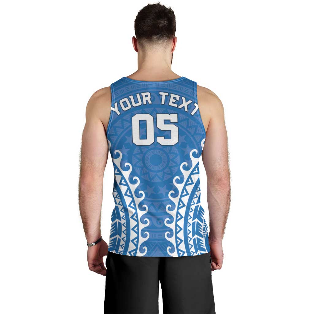 Custom Cook Islands Pukapuka Men Tank Top Polynesian Tribal Tattoo