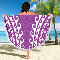 Custom Cook Islands Mangaia Beach Blanket Polynesian Tribal Tattoo