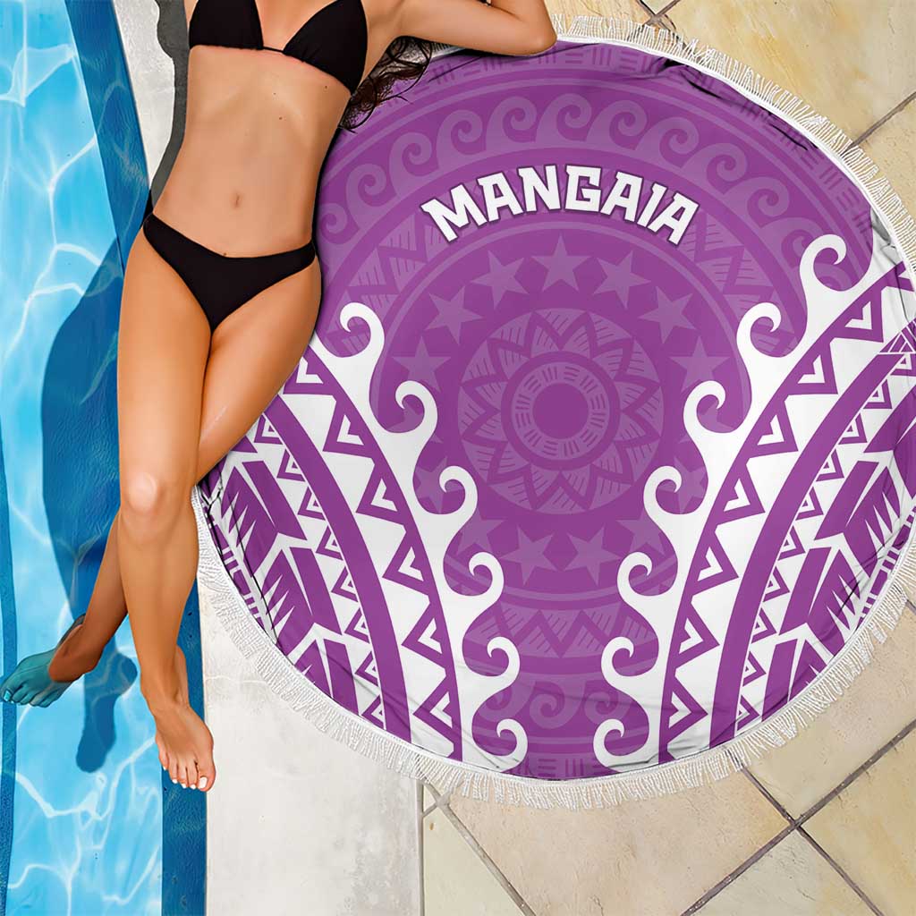 Custom Cook Islands Mangaia Beach Blanket Polynesian Tribal Tattoo