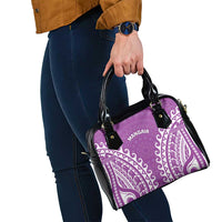 Custom Cook Islands Mangaia Shoulder Handbag Polynesian Tribal Tattoo