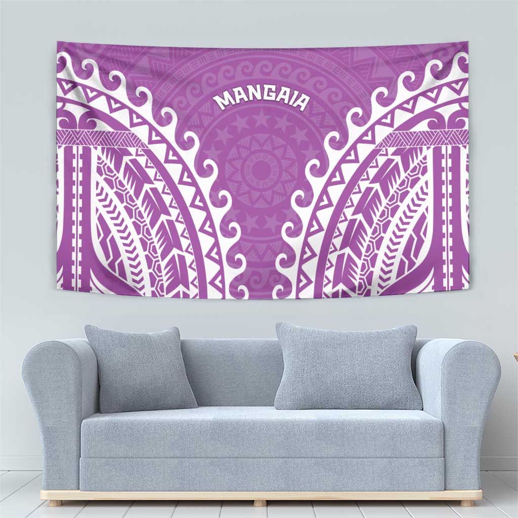Custom Cook Islands Mangaia Tapestry Polynesian Tribal Tattoo