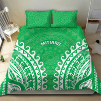Custom Cook Islands Mitiaro Bedding Set Polynesian Tribal Tattoo
