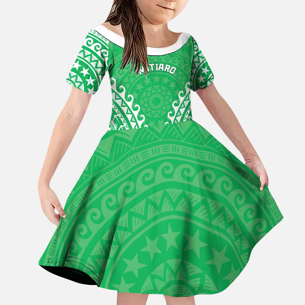 Custom Cook Islands Mitiaro Family Matching Puletasi and Hawaiian Shirt Polynesian Tribal Tattoo