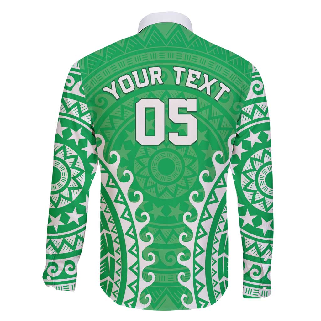 Custom Cook Islands Mitiaro Family Matching Short Sleeve Bodycon Dress and Hawaiian Shirt Polynesian Tribal Tattoo