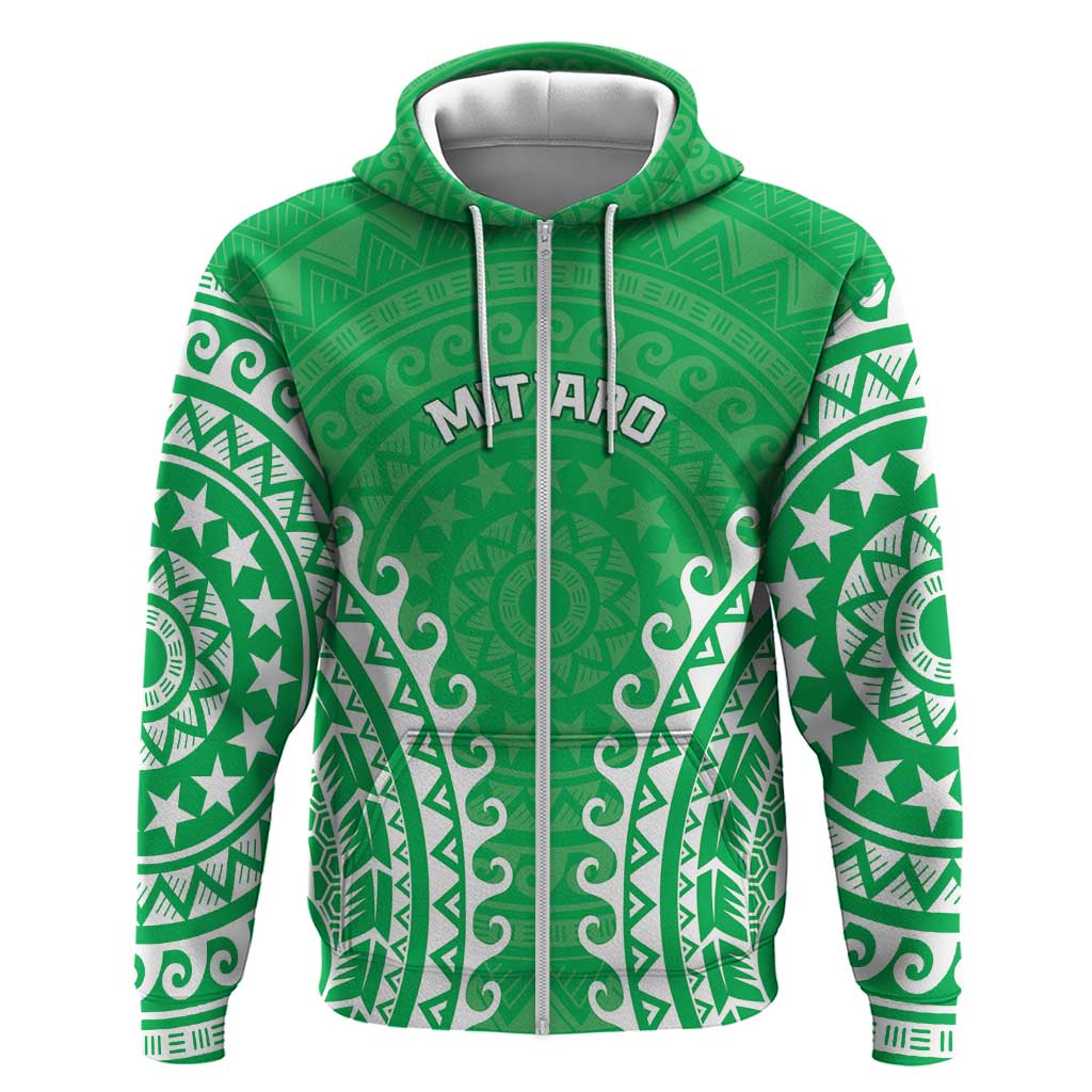 Custom Cook Islands Mitiaro Hoodie Polynesian Tribal Tattoo