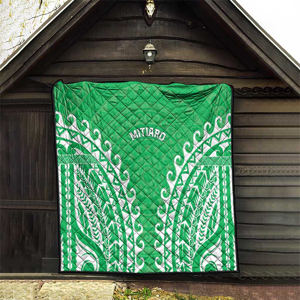 Custom Cook Islands Mitiaro Quilt Polynesian Tribal Tattoo