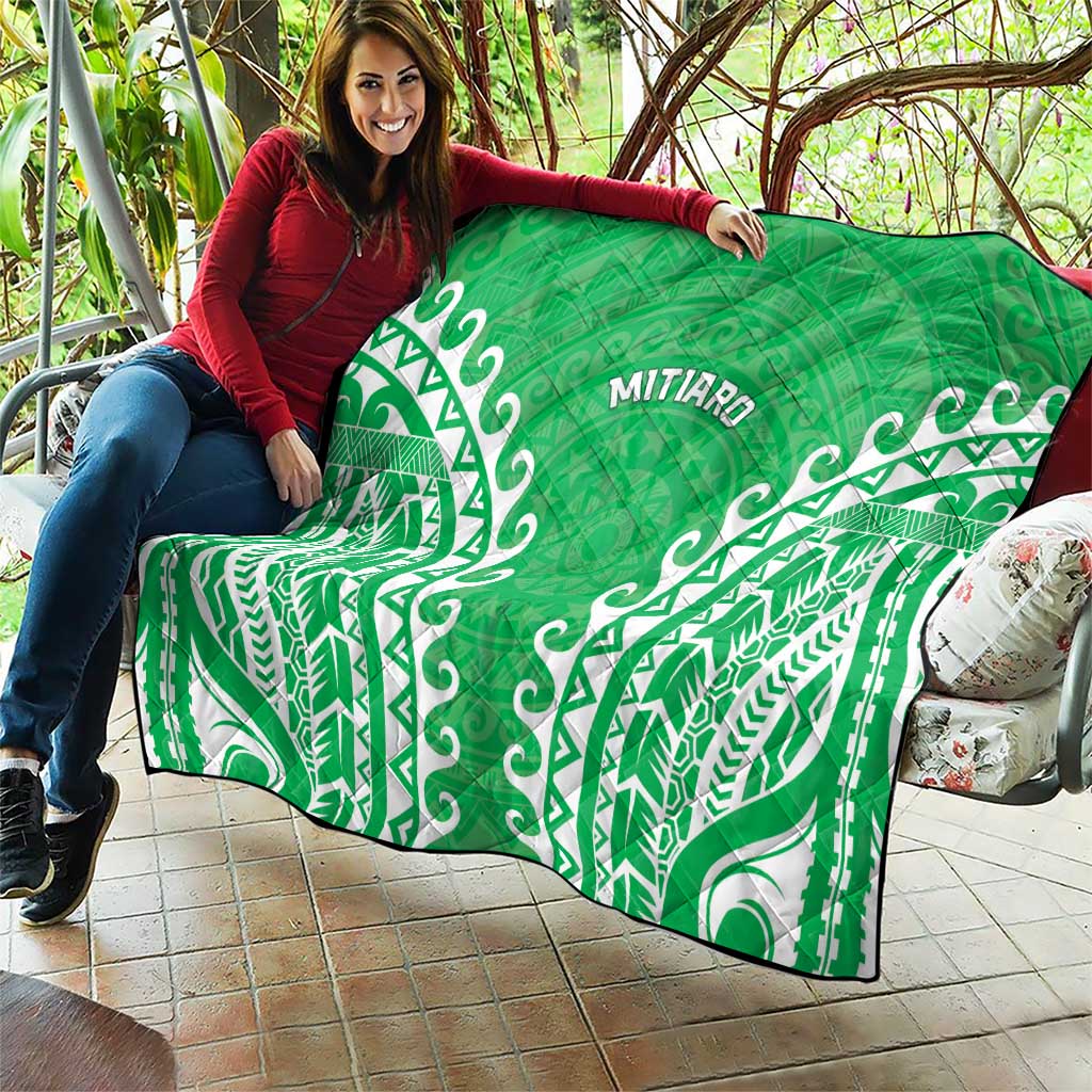 Custom Cook Islands Mitiaro Quilt Polynesian Tribal Tattoo