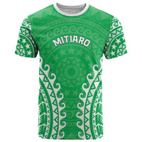 Custom Cook Islands Mitiaro T Shirt Polynesian Tribal Tattoo