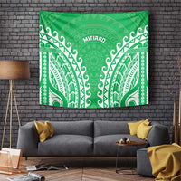 Custom Cook Islands Mitiaro Tapestry Polynesian Tribal Tattoo