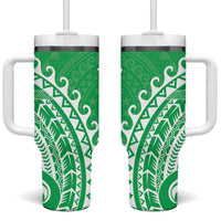 Cook Islands Mitiaro Tumbler With Handle Polynesian Tribal Tattoo