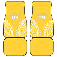 Custom Cook Islands Aitutaki Car Mats Polynesian Tribal Tattoo