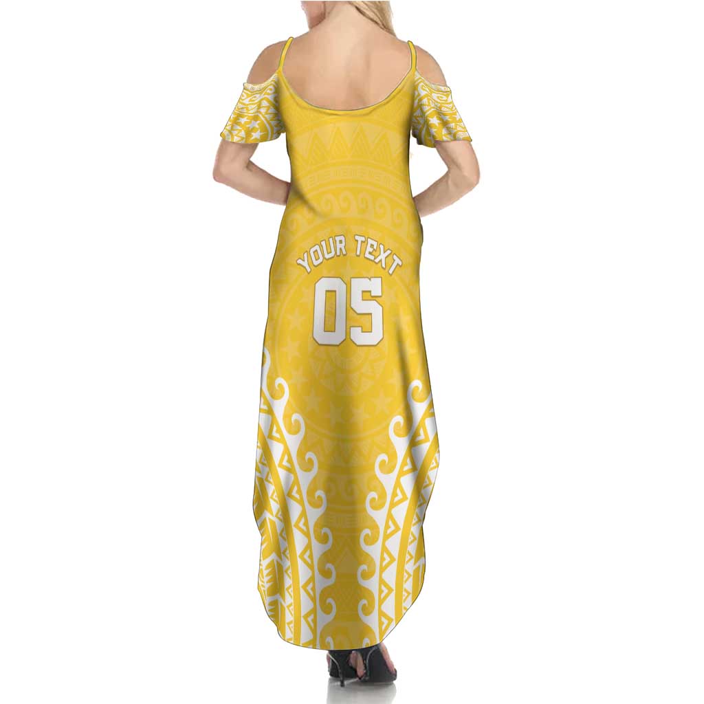 Custom Cook Islands Aitutaki Family Matching Summer Maxi Dress and Hawaiian Shirt Polynesian Tribal Tattoo