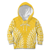 Custom Cook Islands Aitutaki Kid Hoodie Polynesian Tribal Tattoo