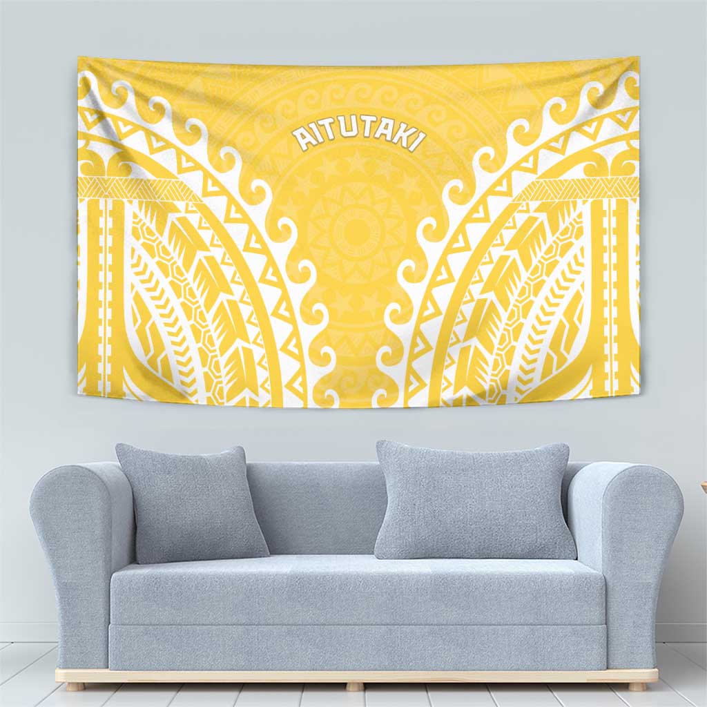 Custom Cook Islands Aitutaki Tapestry Polynesian Tribal Tattoo