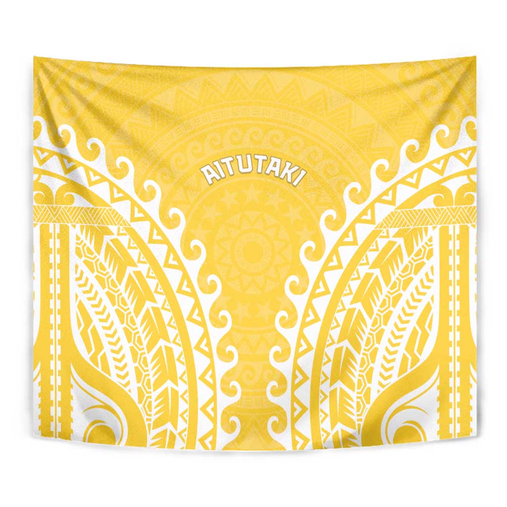 Custom Cook Islands Aitutaki Tapestry Polynesian Tribal Tattoo