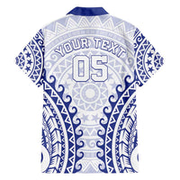 Custom Cook Islands Palmerston Family Matching Long Sleeve Bodycon Dress and Hawaiian Shirt Polynesian Tribal Tattoo LT05 - Polynesian Pride