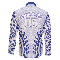 Custom Cook Islands Palmerston Family Matching Long Sleeve Bodycon Dress and Hawaiian Shirt Polynesian Tribal Tattoo LT05 - Polynesian Pride