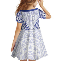 Custom Cook Islands Palmerston Family Matching Off Shoulder Short Dress and Hawaiian Shirt Polynesian Tribal Tattoo LT05 - Polynesian Pride