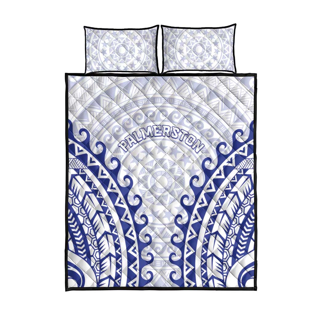 Custom Cook Islands Palmerston Quilt Bed Set Polynesian Tribal Tattoo