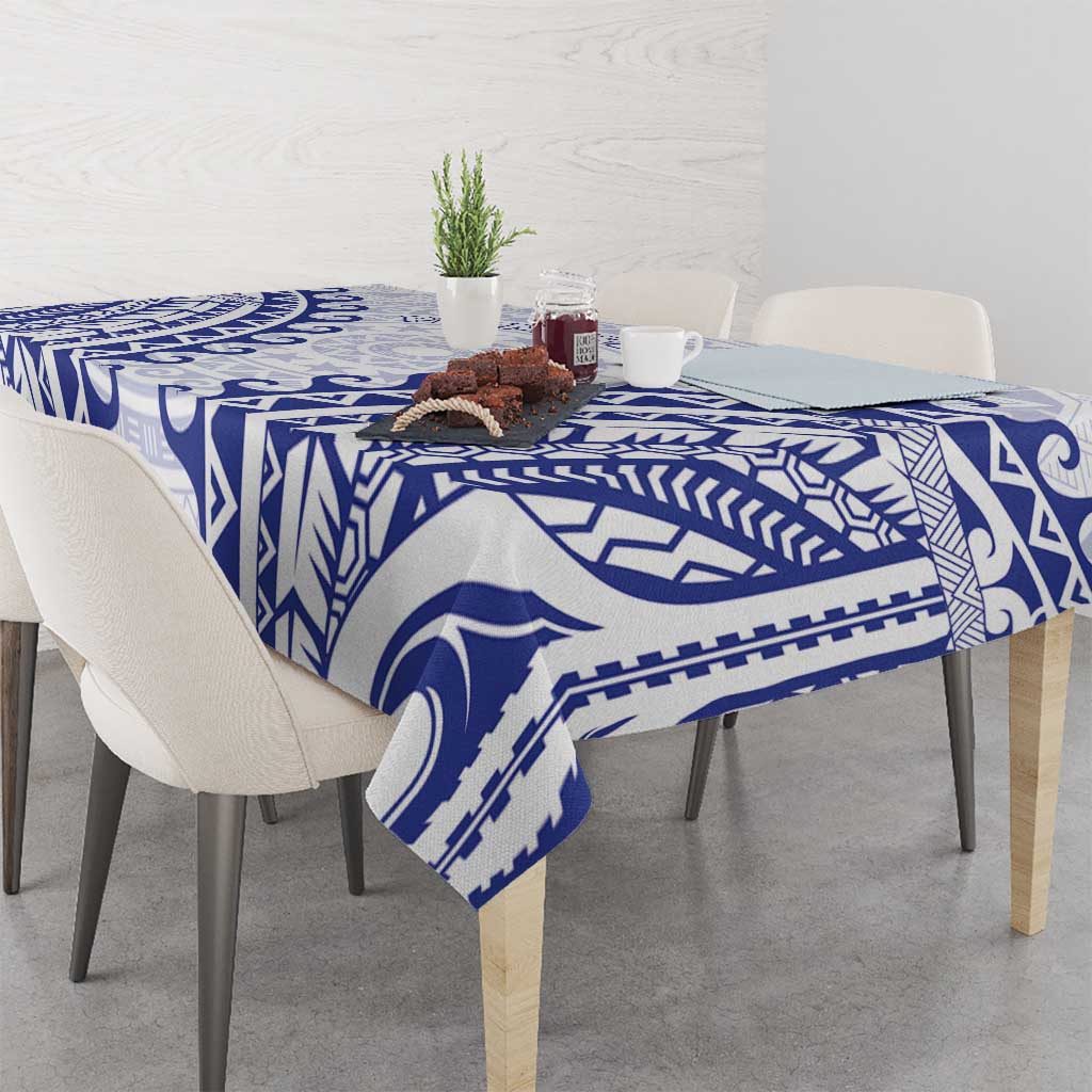 Custom Cook Islands Palmerston Tablecloth Polynesian Tribal Tattoo