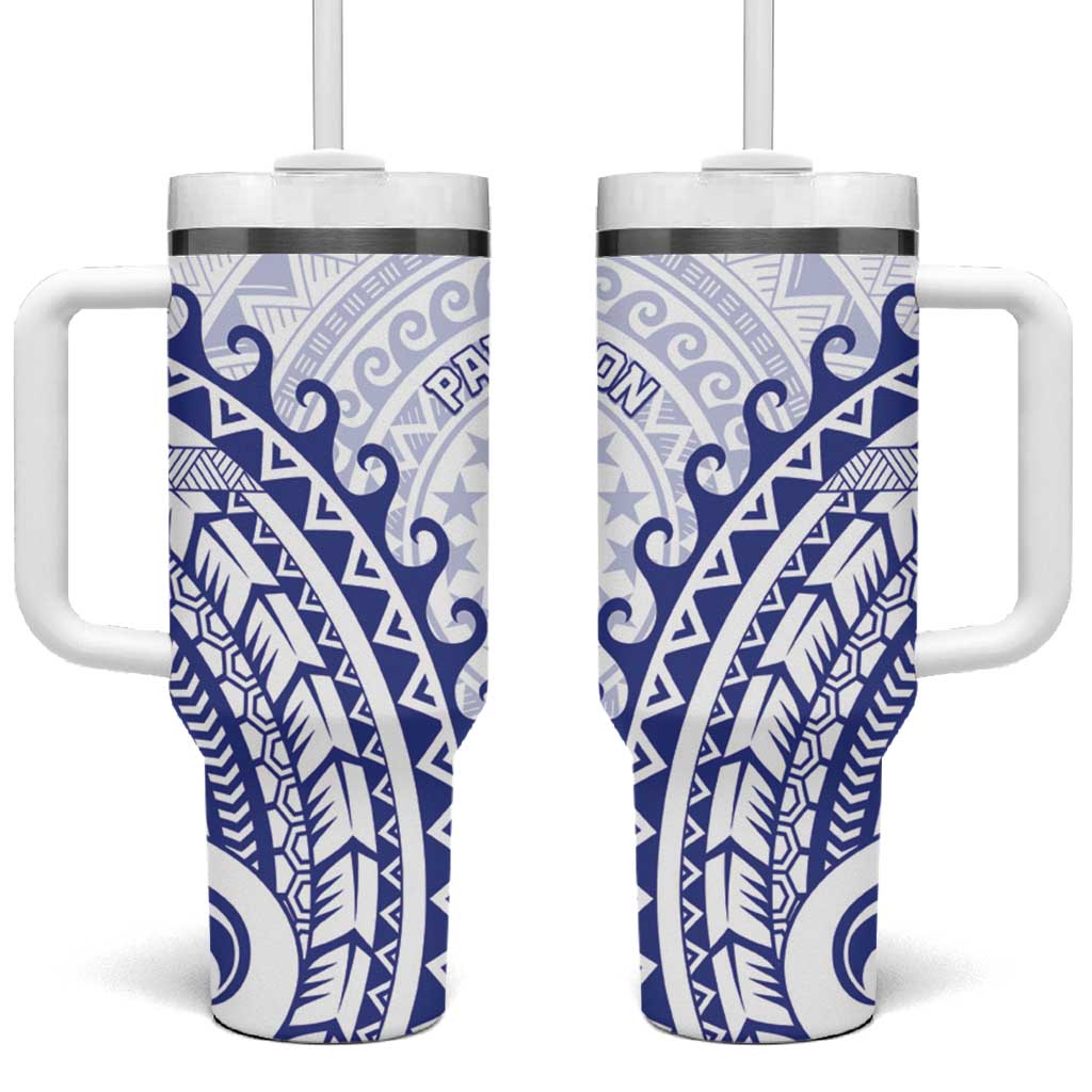 Cook Islands Palmerston Tumbler With Handle Polynesian Tribal Tattoo