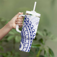 Cook Islands Palmerston Tumbler With Handle Polynesian Tribal Tattoo